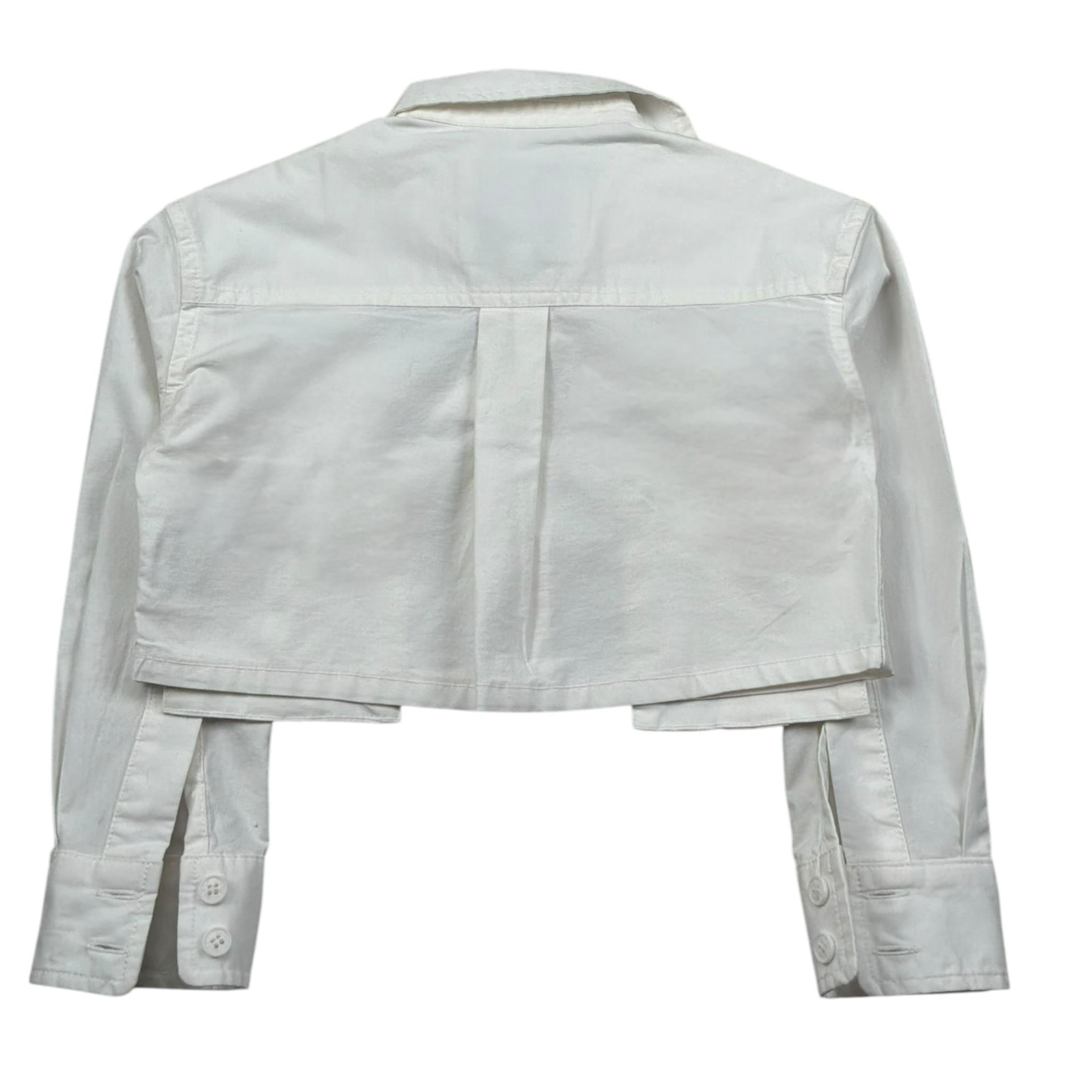 Dusty Color Camicia Manica Lunga Tinta Unita per Bambina DJWS5014CA PANNA DUSTY COLOR 