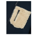NAME.IT felpa cn zip tinta unita e taschino in contrasto Blu per Neonato 13236244 BLU NAME.IT 