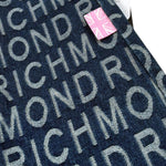 John Richmond Gonna In Denim Tinta Unita Logata per Neonata RGP25121GON BLU JOHN RICHMOND 