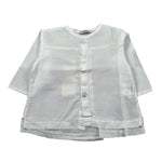 Zero Ampere Camicia Manica Lunga Tinta Unita per Neonato DUBLINO BIANCO ZERO AMPERE 