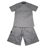 Do Not Conform Completo 2 Pezzi Camicia-Bermuda Tinta Unita per Bambino DCM014 GRIGIO DO NOT CONFORM 