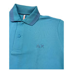 Sun68 Polo Mezza Manica Tinta Unita per Bambino A35312J TURCHESE SUN68 