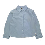 MANILA GRACE camicia tinta unita manica lunga Azzurro per Bambina MFBF24S222 AZZURRO MANILA GRACE 