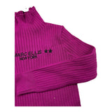 MARC ELLIS maglia collo alto tinta unita con logo Viola per Bambina JMJSW00188X VIOLA MARC ELLIS 