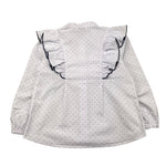 MIRANDA camicia manica lunga tinta unita microfantasia Bianco per Bambina 360250 BIANCO MIRANDA 