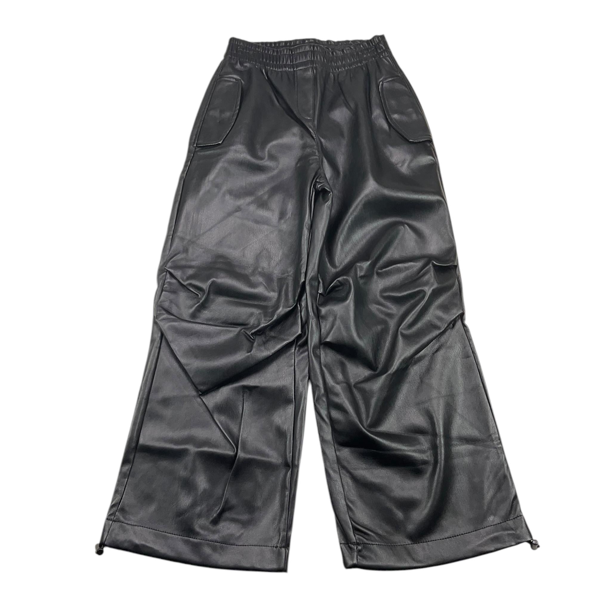 PINKO pantalone ecopelle tinta unita con elastico in vita Nero per Bambina F2PIJGPA173 NERO PINKO 