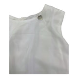 Alice Pi Camicia Giromanica Tinta Unita Bianco per Bambina