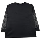 JOHN RICHMOND shirt girocollo tinta unita con maniche logate Nero per Bambino RBA25037TS NERO JOHN RICHMOND 