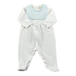 Lalalu' Tutina Tinta Unita con Stampa per Neonato TJL1M BIANCO LALALU' 