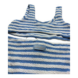 Saint Barth Costume 2 Pezzi Fascia-Mutandina per Bambina BAKERW BIANCO/AZZURRO SAINT BARTH 