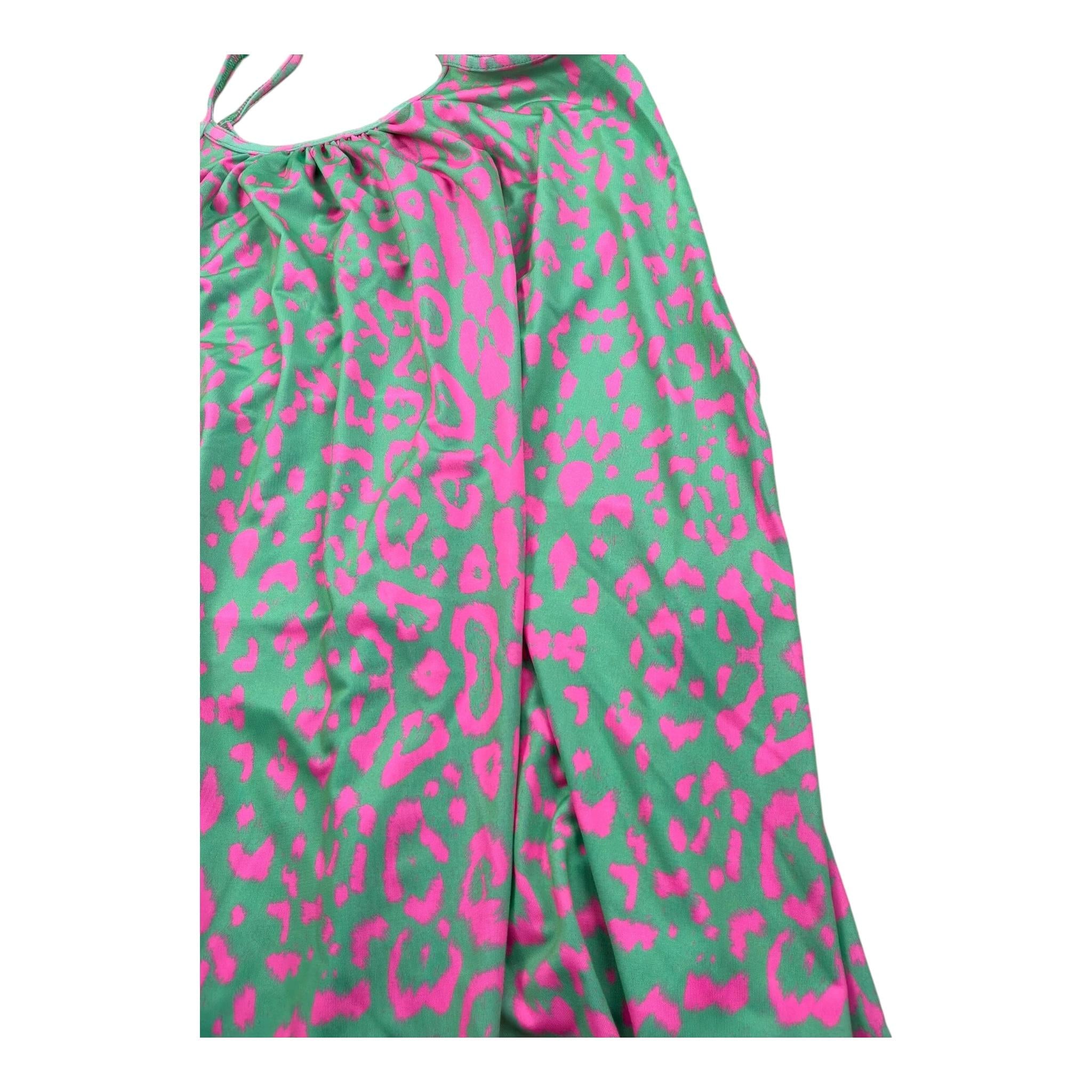 F**K Copricostume Tinta Unita con Fantasia  per Bambina FJ240407X02 VERDE ACQUA F**K 