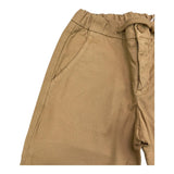 Dondup Pantalone Tinta Unita Con Elastico In Vita Beige Per Bambino