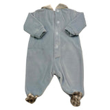 MARLU' tutina tinta unita con stampa Azzurro per Neonato IG5514M AZZURRO MARLU' 