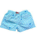 Saint Barth Costume Modello Boxer Tinta Unita con Stampa per Bambino 00994L AZZURRO SAINT BARTH 