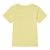 Guess T-Shirt Girocollo Tinta Unita con Stampa per Neonato N5GI04K8HM4 GIALLO GUESS 