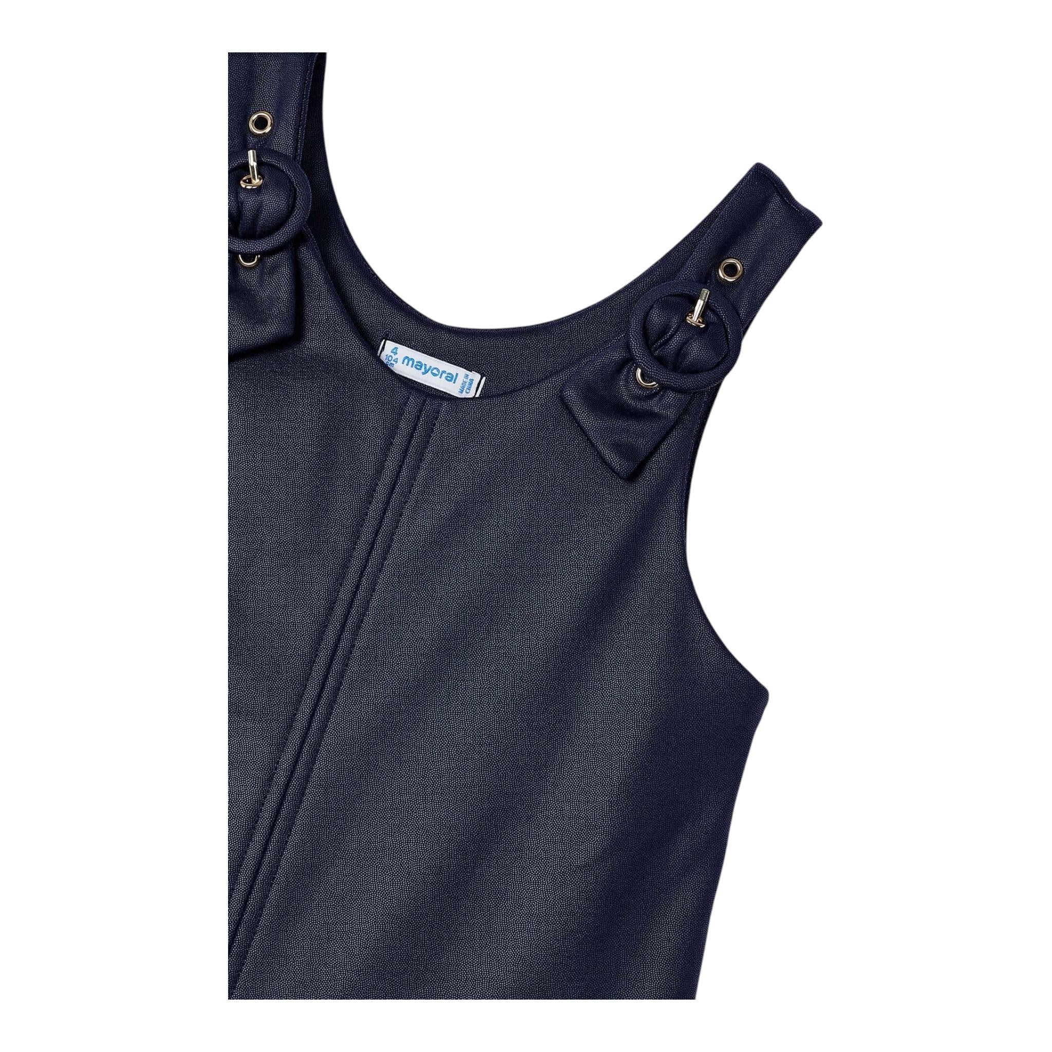 MAYORAL abito giromanica tinta unita Blu per Neonata 4934N BLU MAYORAL 