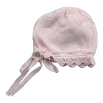 Mac Ilusio'N Cappello Tinta Unita con Ricami per Neonata G031 ROSA MAC ILUSIO'N 