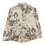 Cesare Paciotti Camicia Manica Lunga Stampa Fantasia Beige per Bambino