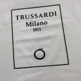 Trussardi T-Shirt Tinta Unita con Stampa per Neonato TIP25046TS BIANCO TRUSSARDI 