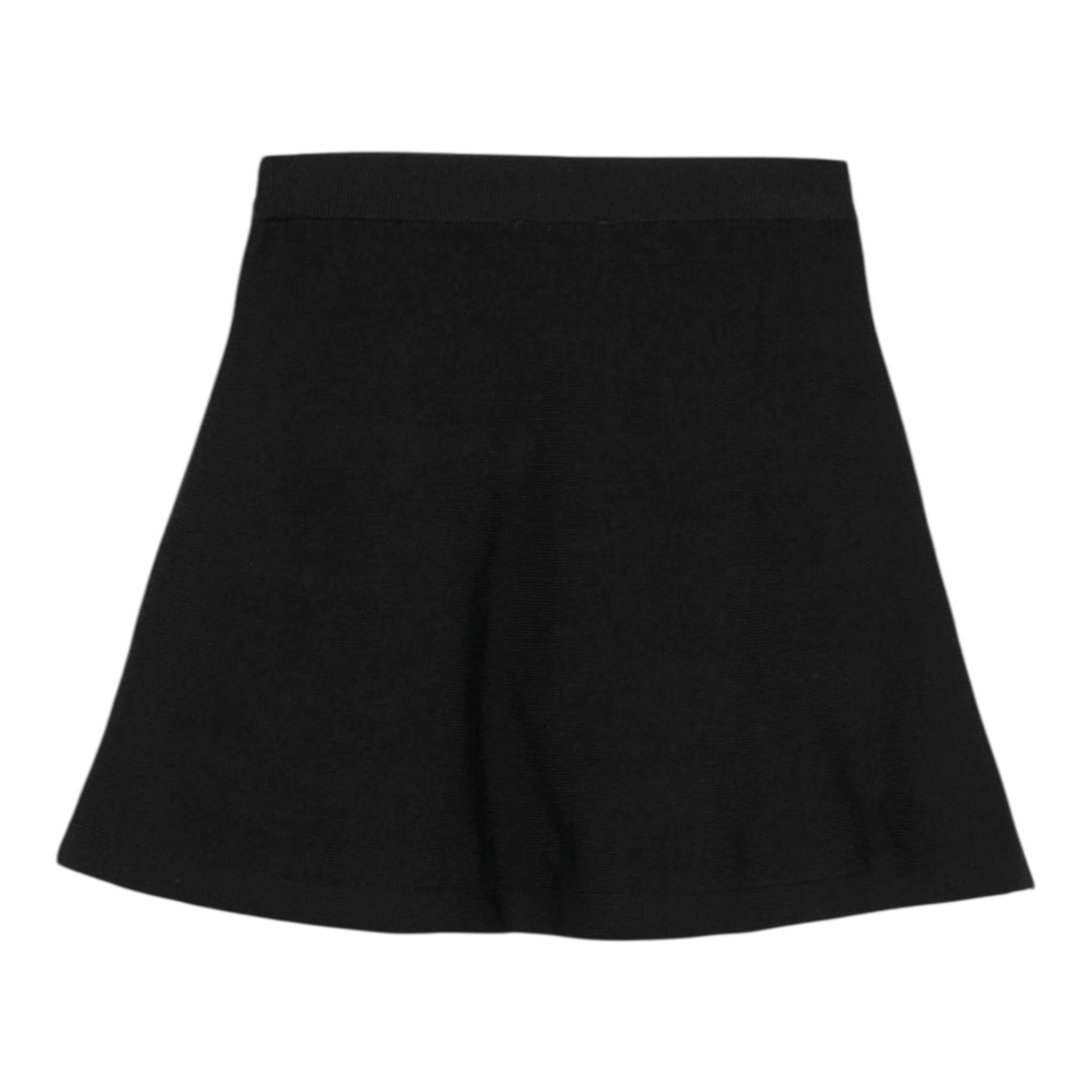 Twinset Gonna Tinta Unita con Elastico In Vita per Bambina 251GJ3QW3X NERO TWINSET 