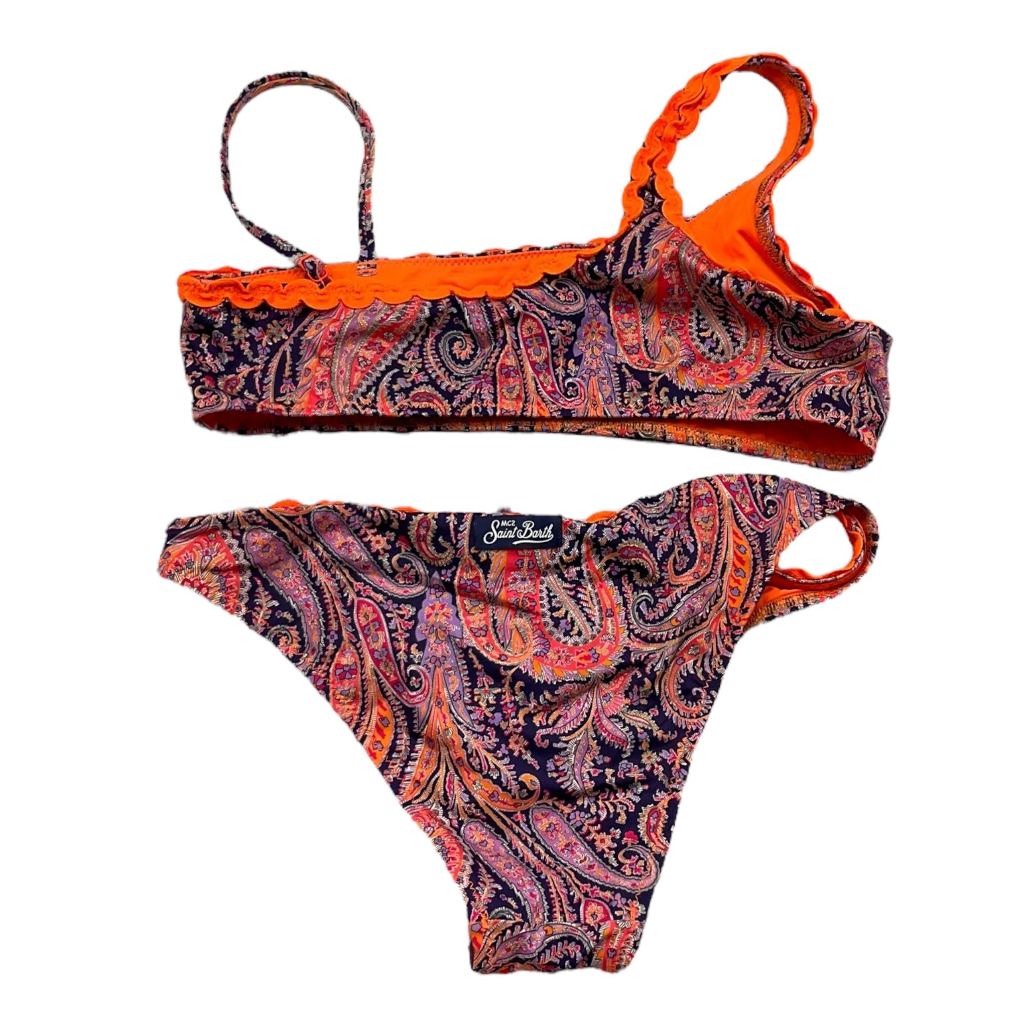 Saint Barth Costume 2 Pezzi Multifantasia per Bambina FELIX MULTICOLOR SAINT BARTH 