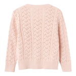 NAME IT cardigan tinta unita traforato Rosa per Bambina 13225024 ROSA NAME IT 