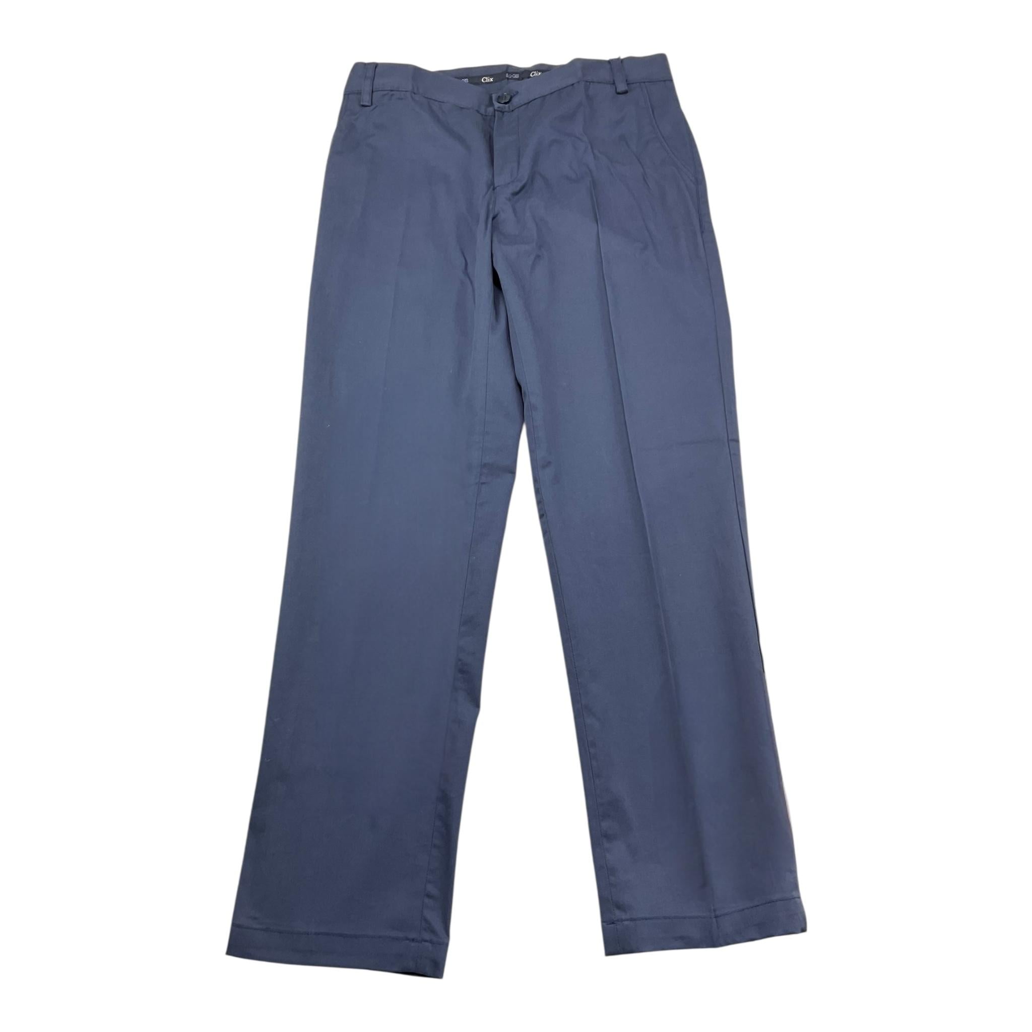 Clix Pantalone Tinta Unita con Girovita Regolabile per Bambino B811 BLU CLIX 