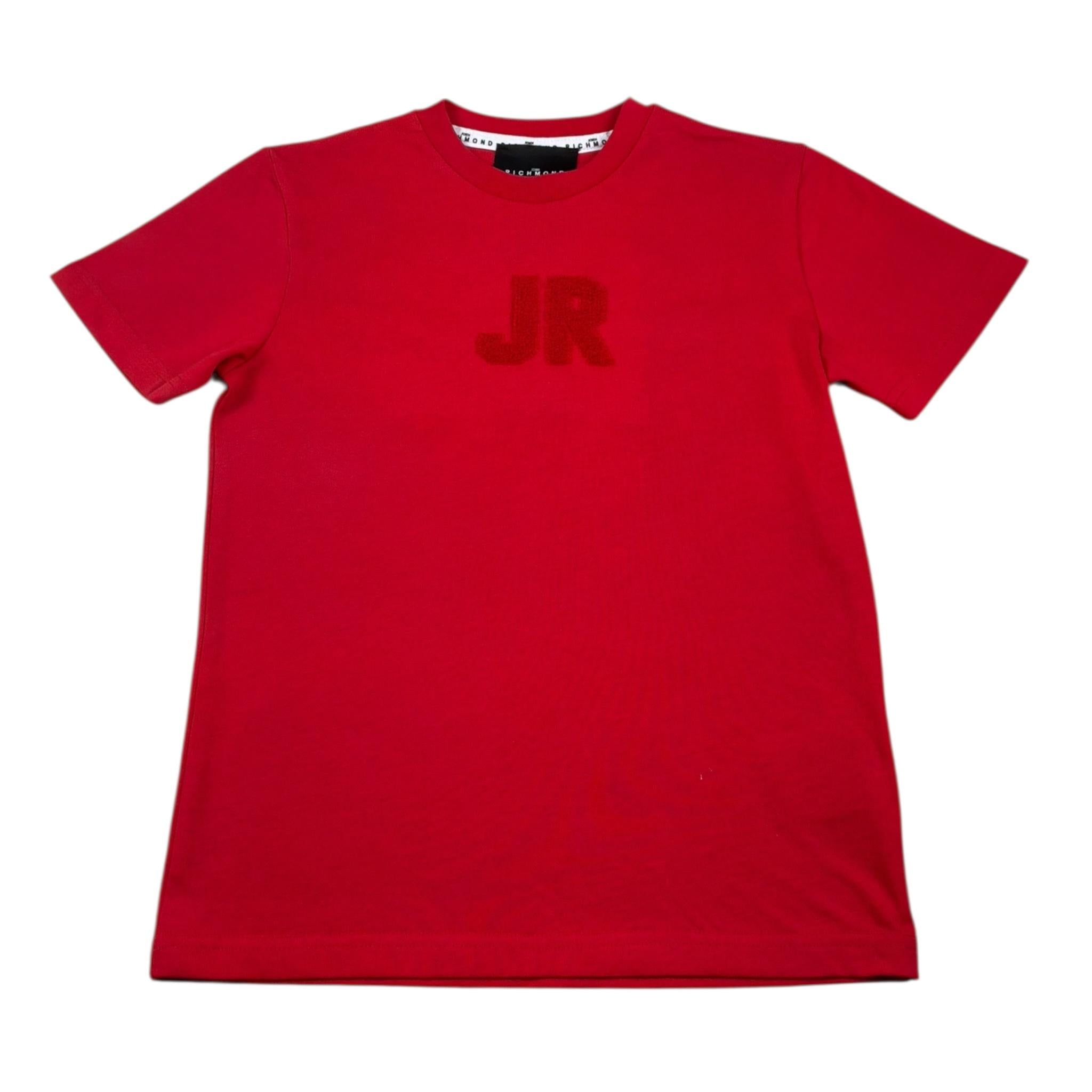 John Richmond T-Shirt Girocollo Tinta Unita con Stampa per Bambino RBP26191TS ROSSO JOHN RICHMOND 
