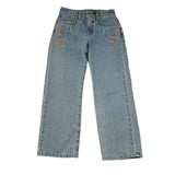 Just Cavalli Jeans Tinta Unita con Girovita Regolabile per Bambina JGP26072JE AZZURRO JUST CAVALLI 