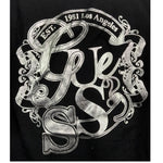 GUESS shirt girocollo tinta unita con stampa Nero per Bambina J4BI03J1314 NERO GUESS 