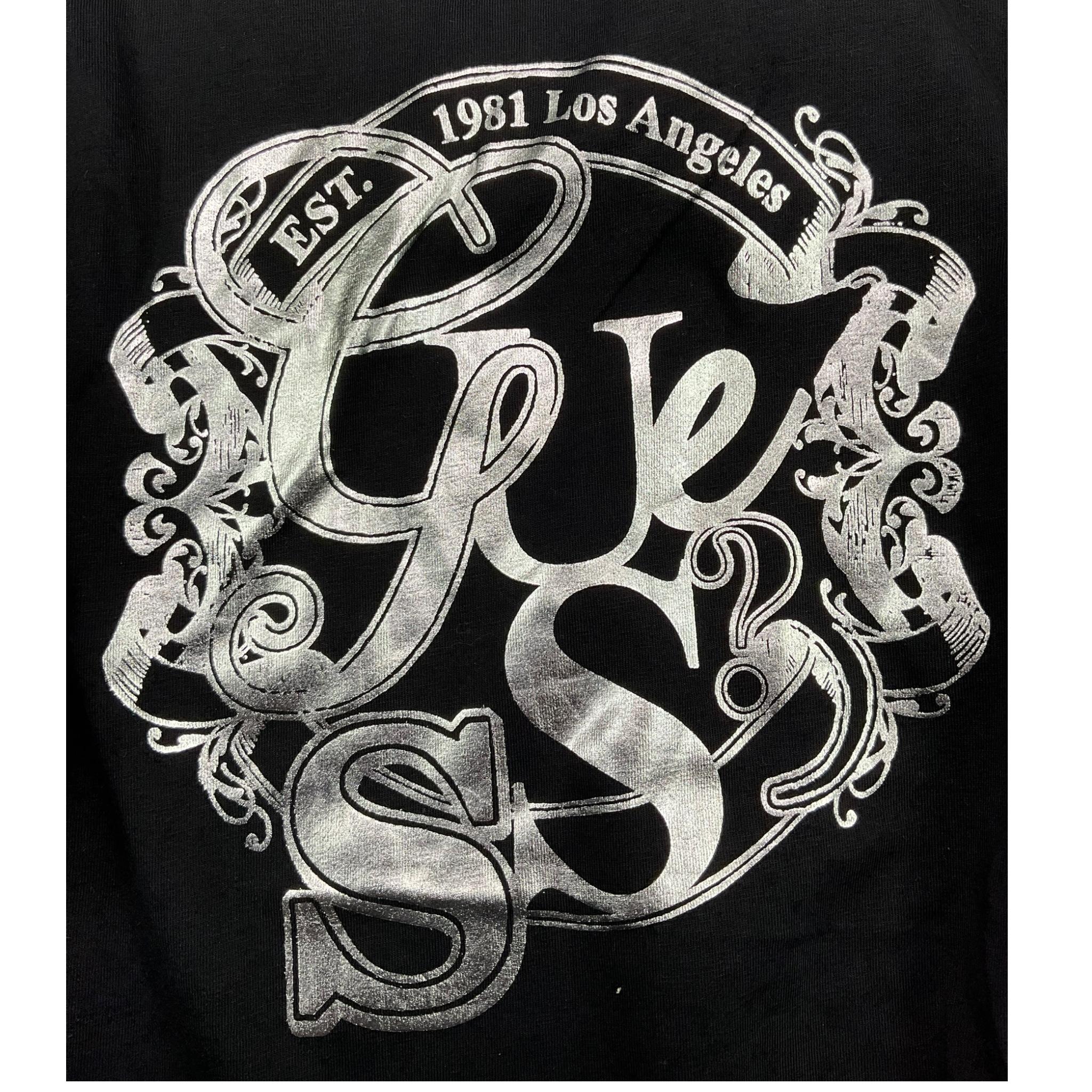 GUESS shirt girocollo tinta unita con stampa Nero per Bambina J4BI03J1314 NERO GUESS 