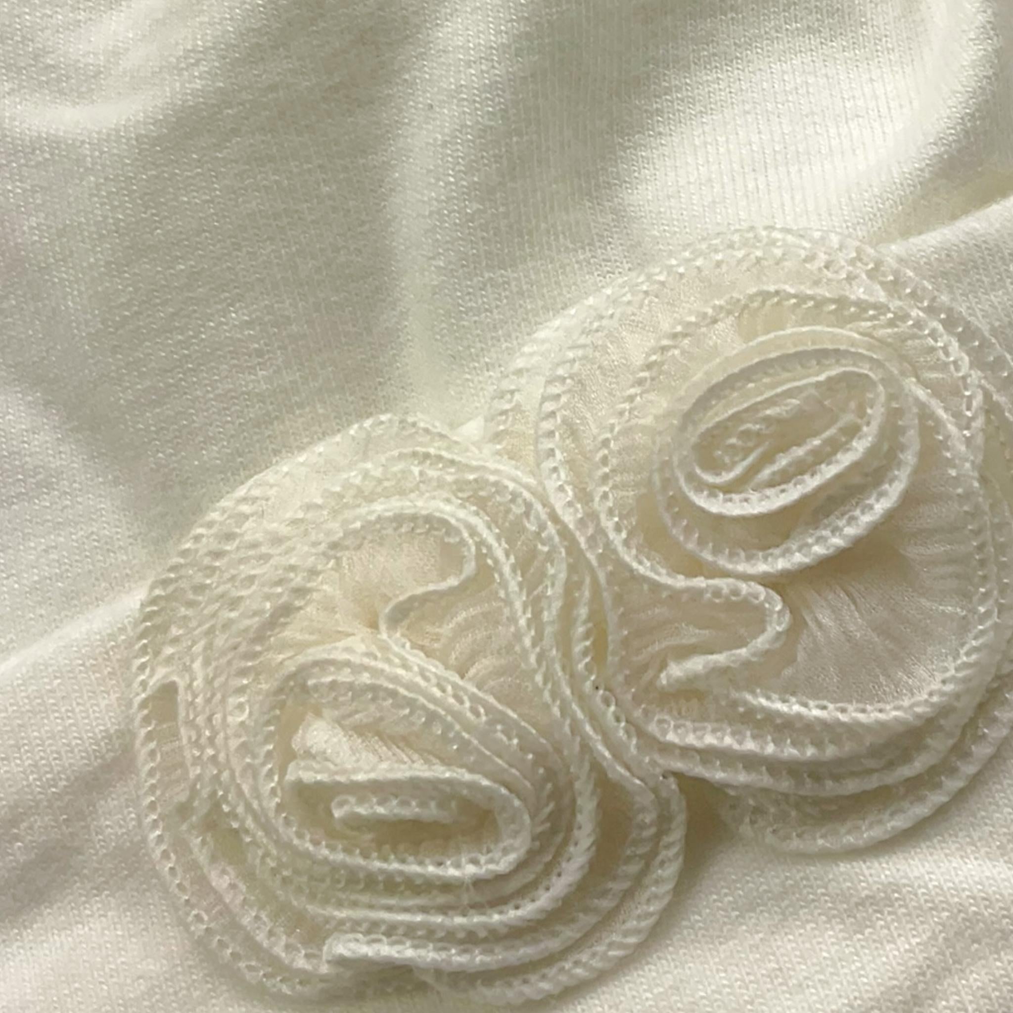 ALETTA cappello tinta unita con applicazione Bianco per Neonata RB999017F BIANCO ALETTA 