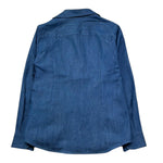 Paolo Pecora Camicia Manica Lunga Tinta Unita per Bambino PP4257 BLU PAOLO PECORA 