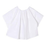 Maison Margiela Camicia Tinta Unita per Bambina M60760 BIANCO MAISON MARGIELA 