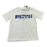 Cesare Paciotti T-Shirt Girocollo Tinta Unita con Stampa per Neonato TSP5103B BIANCO CESARE PACIOTTI 