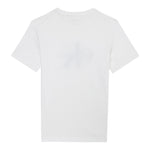 Calvin Klein T-Shirt Girocollo Tinta Unita con Logo per Neonato IN0IN0001 BIANCO CALVIN KLEIN 