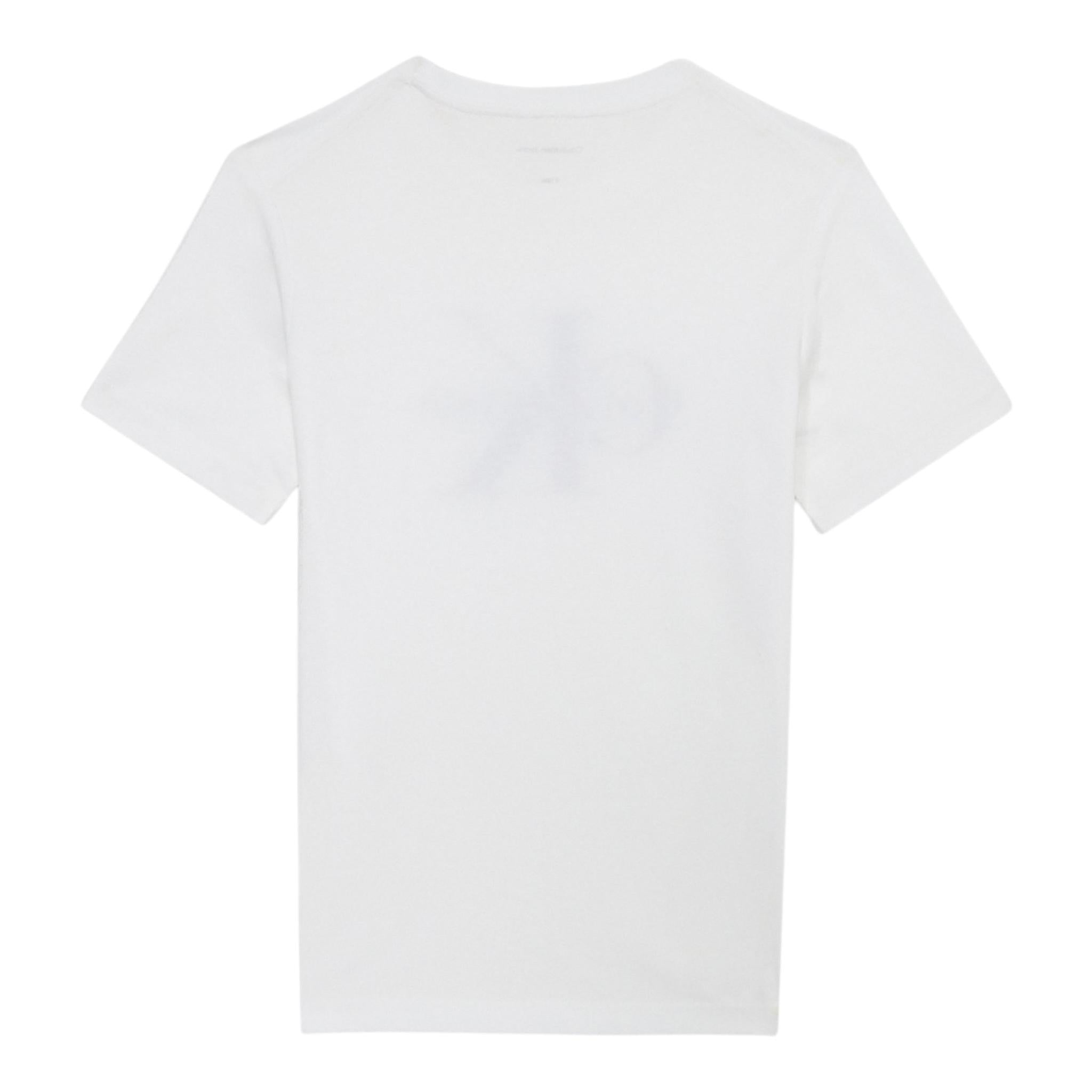 Calvin Klein T-Shirt Girocollo Tinta Unita con Logo per Neonato IN0IN0001 BIANCO CALVIN KLEIN 