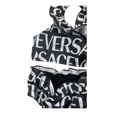 Versace Costume 2 Pezzi Fascia-Mutadina Bianco/Nero Per Bambina