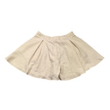 Fun & Fun Short Modello Gonna Tinta Unita Con Girovita Regolabile Beige Per Bambina