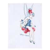 Monnalisa T-Shirt Girocollo Tinta Unita con Stampa per Bambina 11A600 BIANCO MONNALISA 