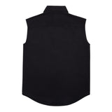 Dsquared2 Camicia Giromanica Tinta Unita con Logo per Bambino DQ2414 NERO DSQUARED2 