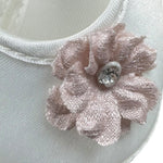 Les Petit Enfantes Ballerina Tinta Unita con Applicazioni per Neonata MIS15 BIANCO LES PETIT ENFANTES 