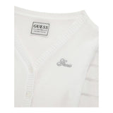 Guess Cardigan Tinta Unita con Trasparenze per Neonata K4RR03Z3CJ0N BIANCO GUESS 