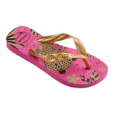 Havaianas Infradito Tinta Unita Con Fantasia  Fuxia Per Bambina