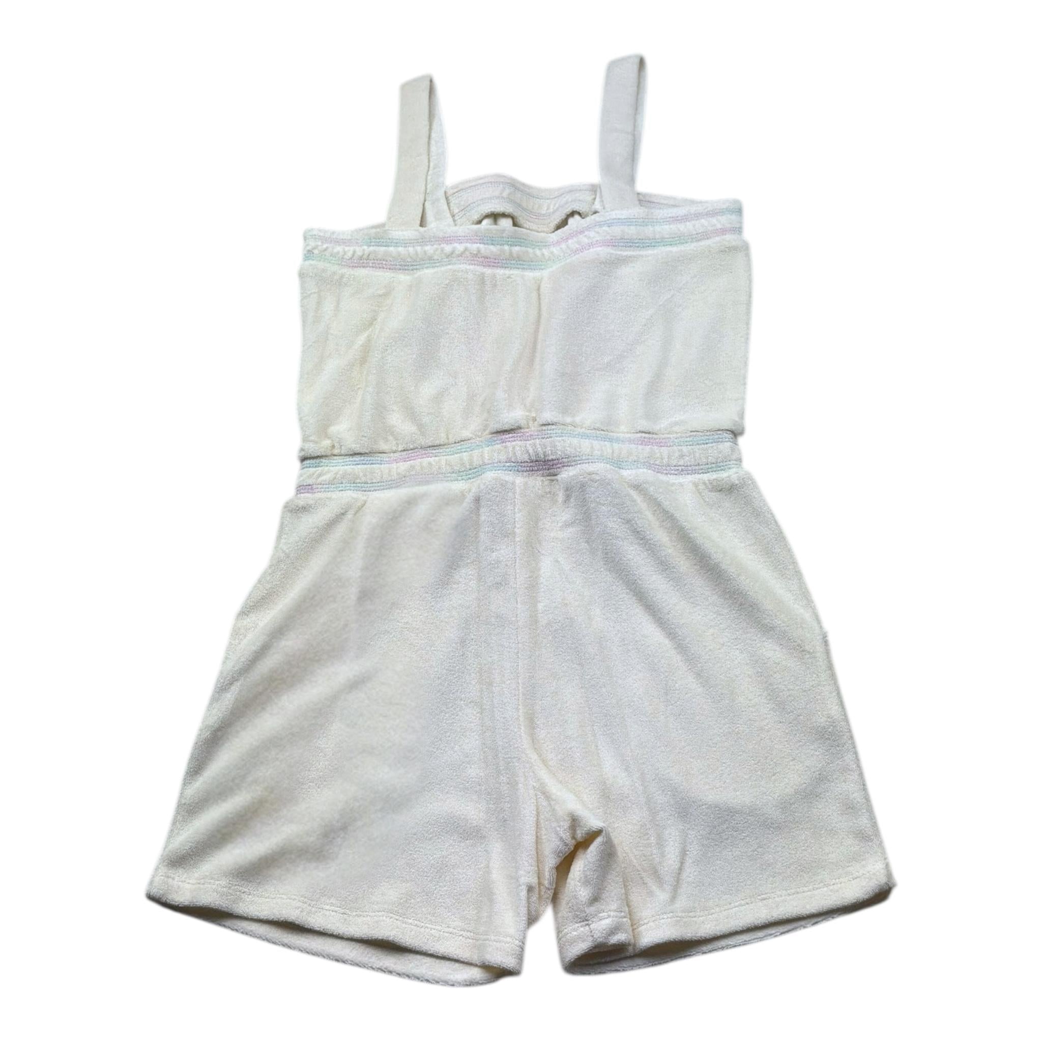 Juicy Couture Tuta Intera Tinta Unita con Stampa per Bambina JBX6526 PANNA JUICY COUTURE 