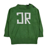 John Richmond Maglia Girocollo Tinta Unita con Logo per Neonato RIP26016MA VERDE JOHN RICHMOND 