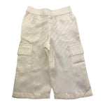 Michael Kors Pantalone Tinta Unita con Fantasia Logo per Neonata R30054 PANNA MICHAEL KORS 