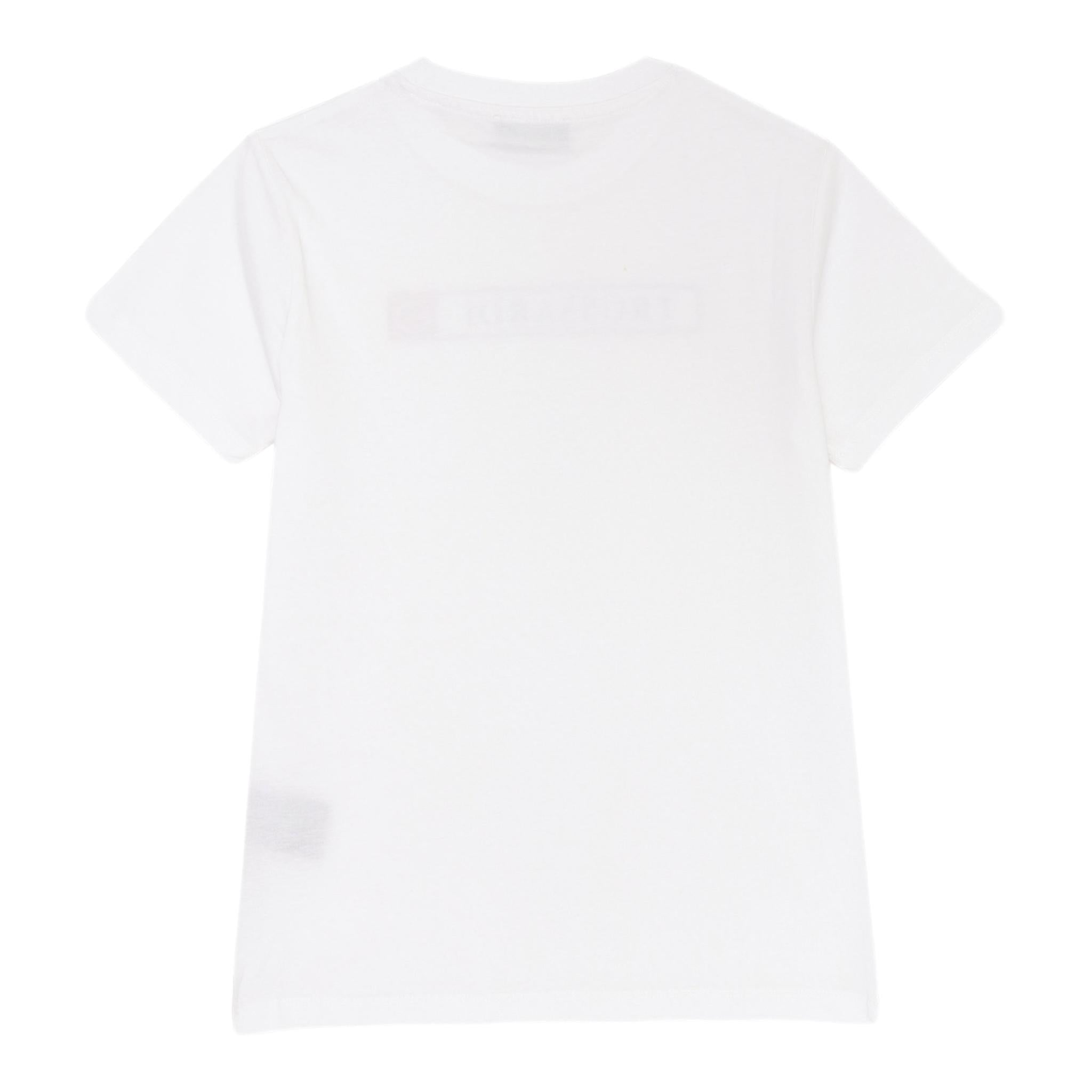 Trussardi T-Shirt Girocollo Tinta Unita con Stampa per Bambino TBP25060TS BIANCO TRUSSARDI 