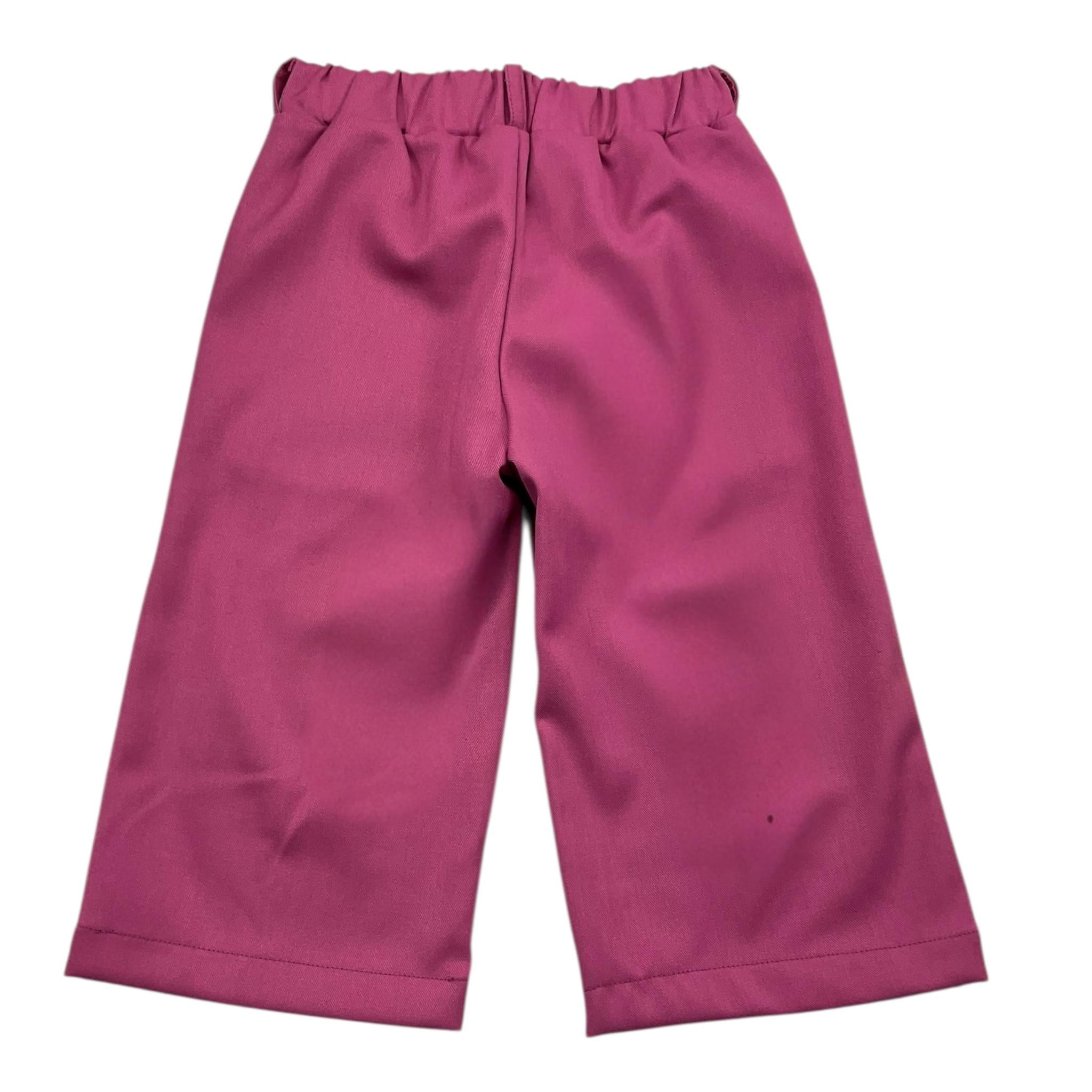 LIU JO pantalone tinta unita modello a palazzo Viola per Neonata KF3089N VIOLA LIU JO 
