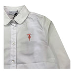 TRUSSARDI camicia manica lunga tinta unita Bianco per Bambina TGA25084CA BIANCO TRUSSARDI 